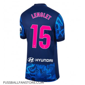 Atletico Madrid Clement Lenglet #15 Replik 3rd trikot Damen 2024-25 Kurzarm